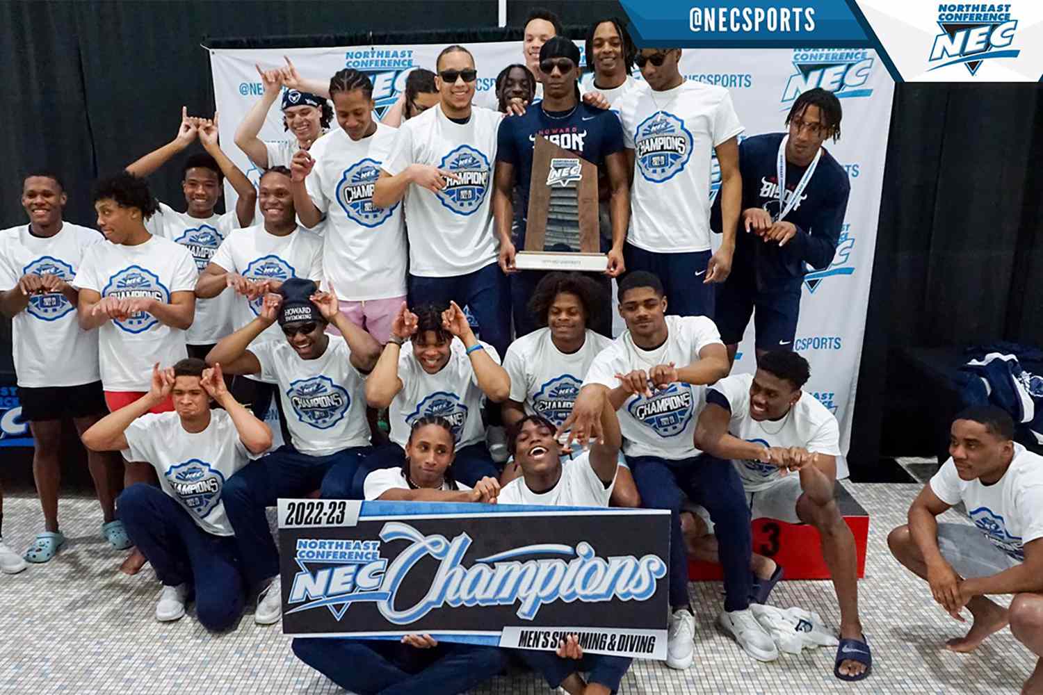 Howard University's Swim Team Is The Only All-Black Team To Win Northeast  Conference Title - Because of Them We Can