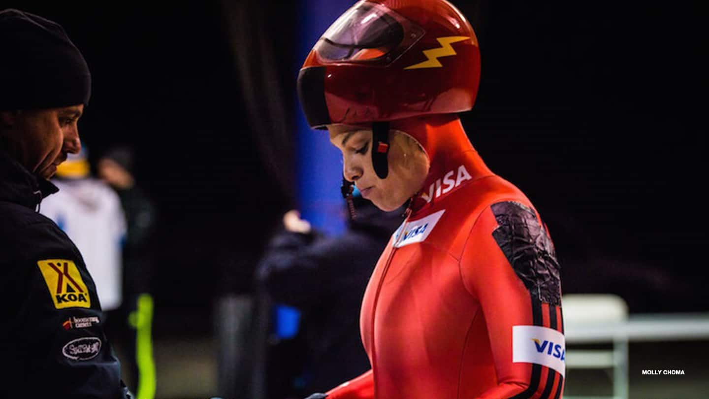 Kelly Curtis Is The First Black U.S. Skeleton Racer To Compete In ...