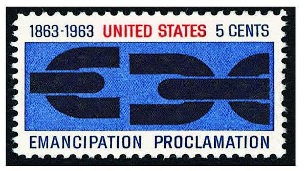 Postage Stamps For Crafting: 1963 5c Emancipation Proclamation