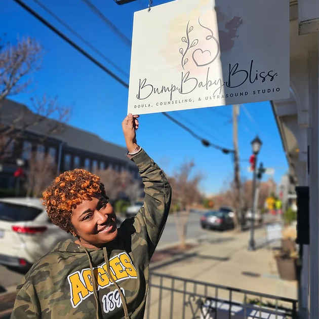 Courtney Hall Bump Bsby Bliss NCAT Alumna Opens First Black-Owned Ultrasound Studio in Greensboro