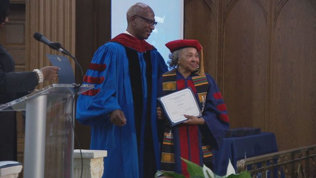 83-year-old Marie Fowler Makes History As Howard University's Oldest Doctoral Graduate (Photo Credit: Instagram)