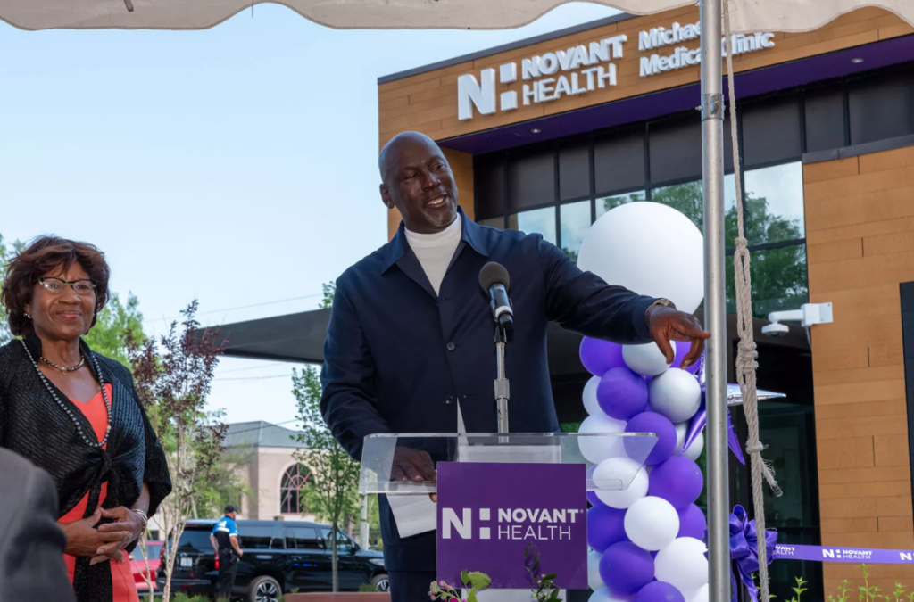 Cover photo: Michael Jordan Celebrates Opening Of Second NC Medical Clinic With Mom By His Side (Photo credit: PEOPLE.com)